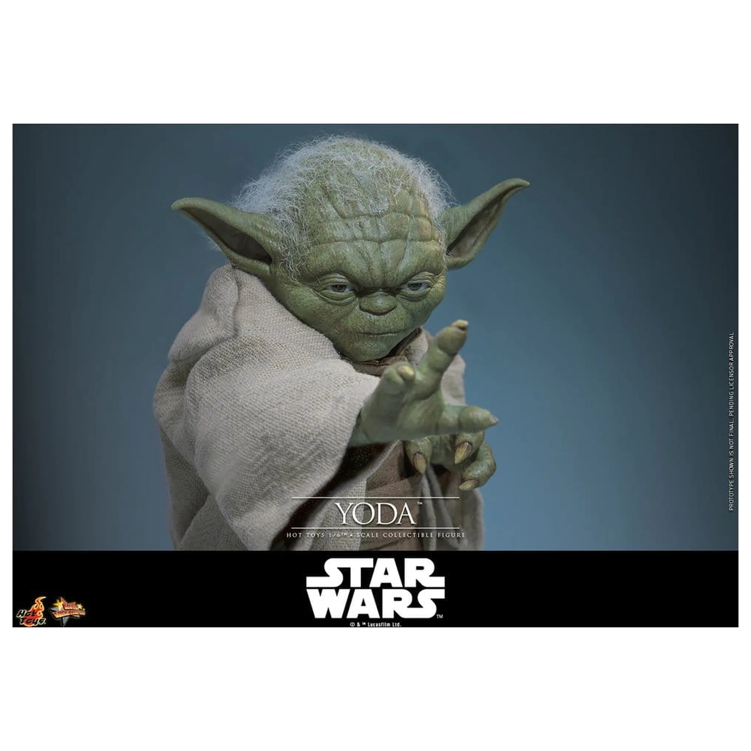 Star Wars: Revenge of the Sith Film Meisterwerk Action-Figur 1/6 Yoda 14 cm Produktfoto