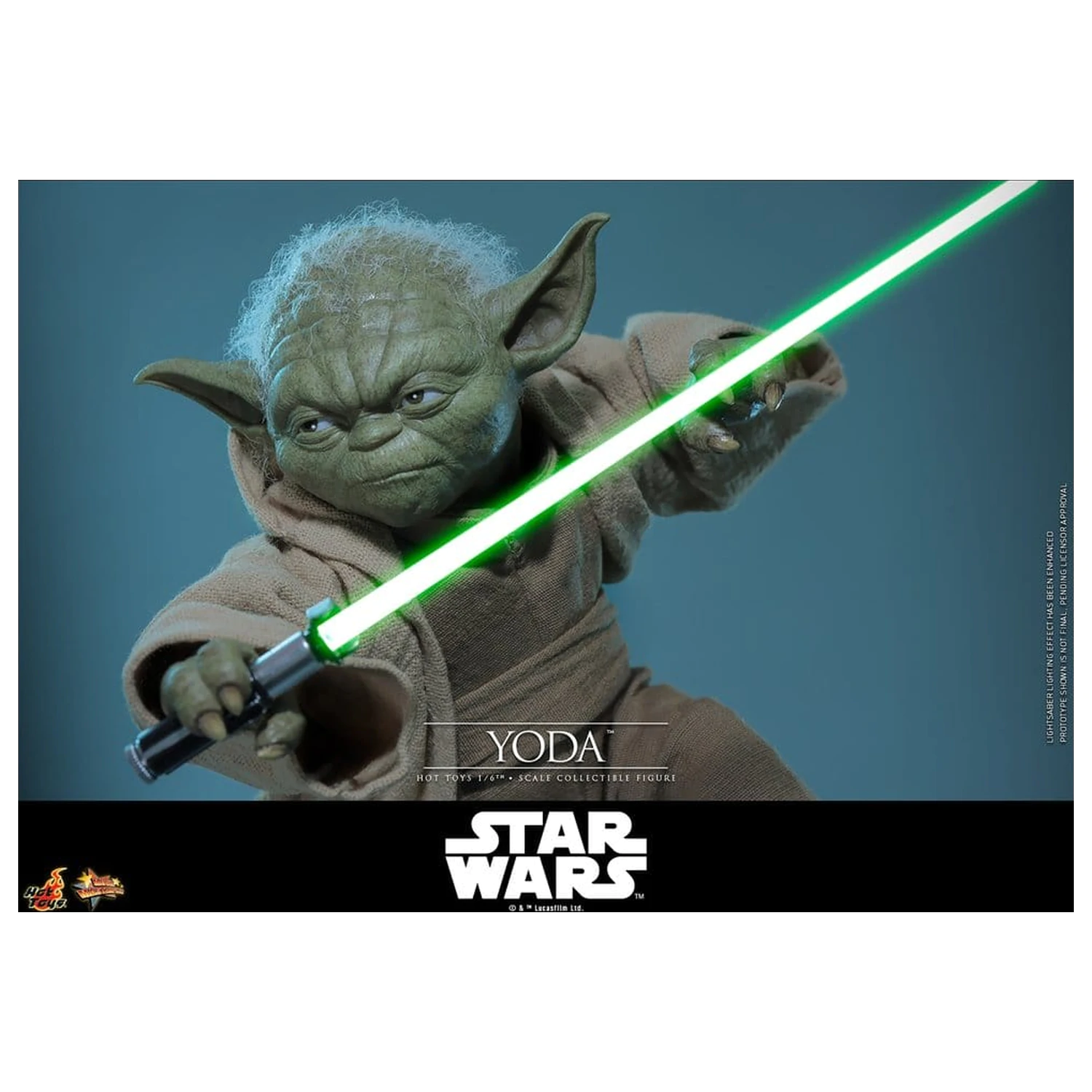 Star Wars: Revenge of the Sith Film Meisterwerk Action-Figur 1/6 Yoda 14 cm Produktfoto
