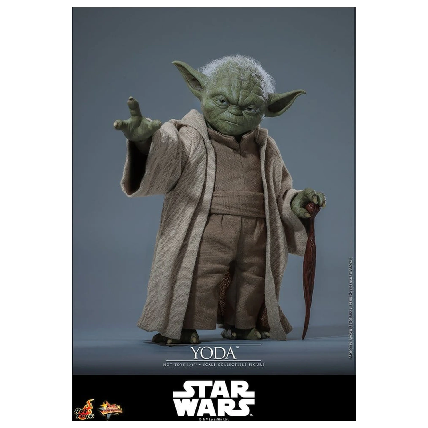 Star Wars: Revenge of the Sith Film Meisterwerk Action-Figur 1/6 Yoda 14 cm Produktfoto