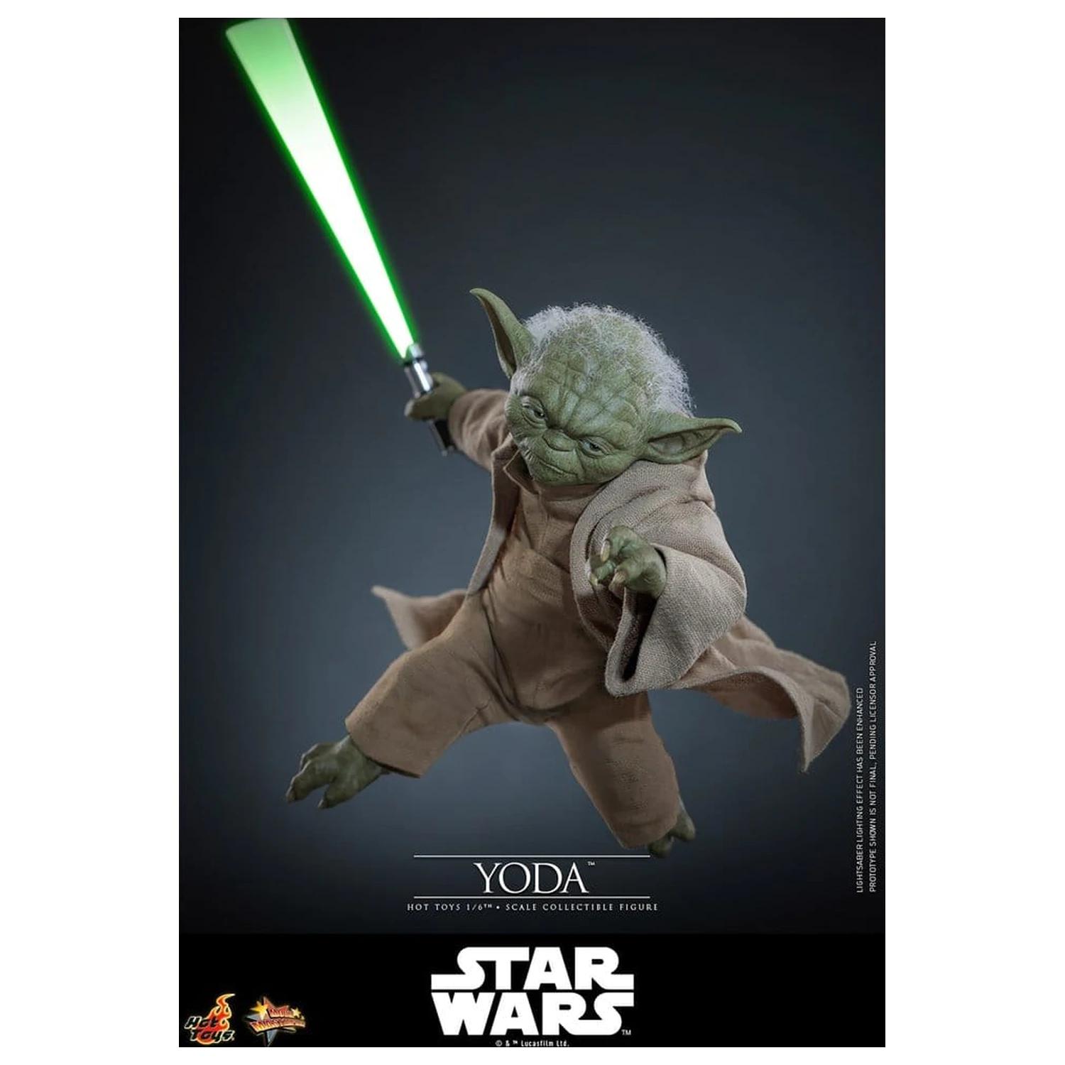 Star Wars: Revenge of the Sith Film Meisterwerk Action-Figur 1/6 Yoda 14 cm Produktfoto