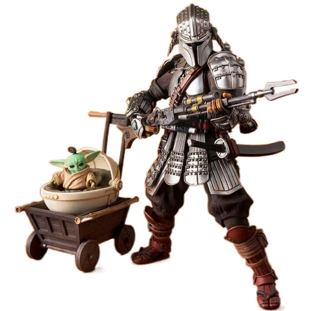 Star Wars Ronin Mandalorian Beskar Armor & Grogu Figur 18cm termékfotó