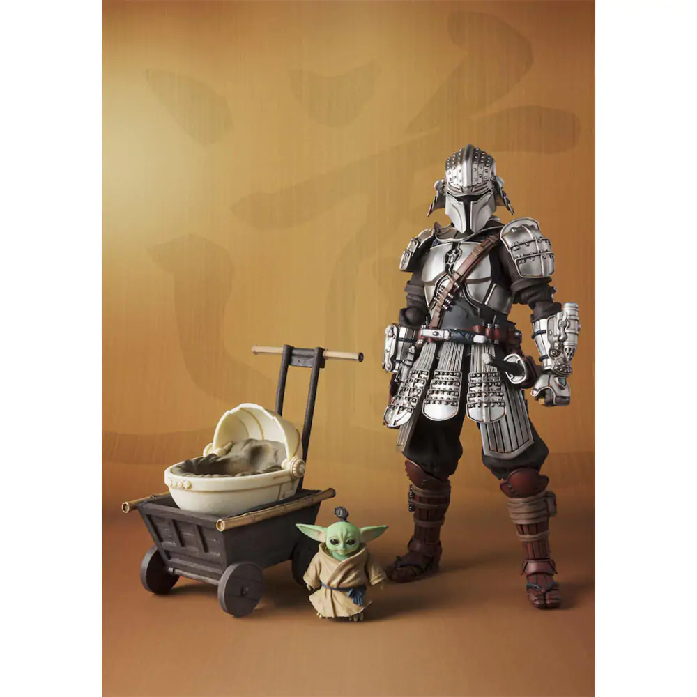 Star Wars Ronin Mandalorian Beskar Armor & Grogu Figur 18cm termékfotó