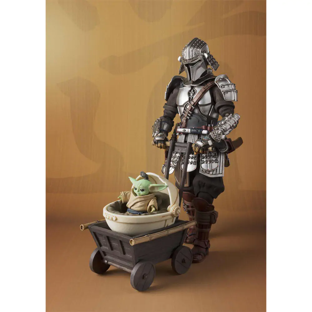 Star Wars Ronin Mandalorian Beskar Armor & Grogu Figur 18cm termékfotó