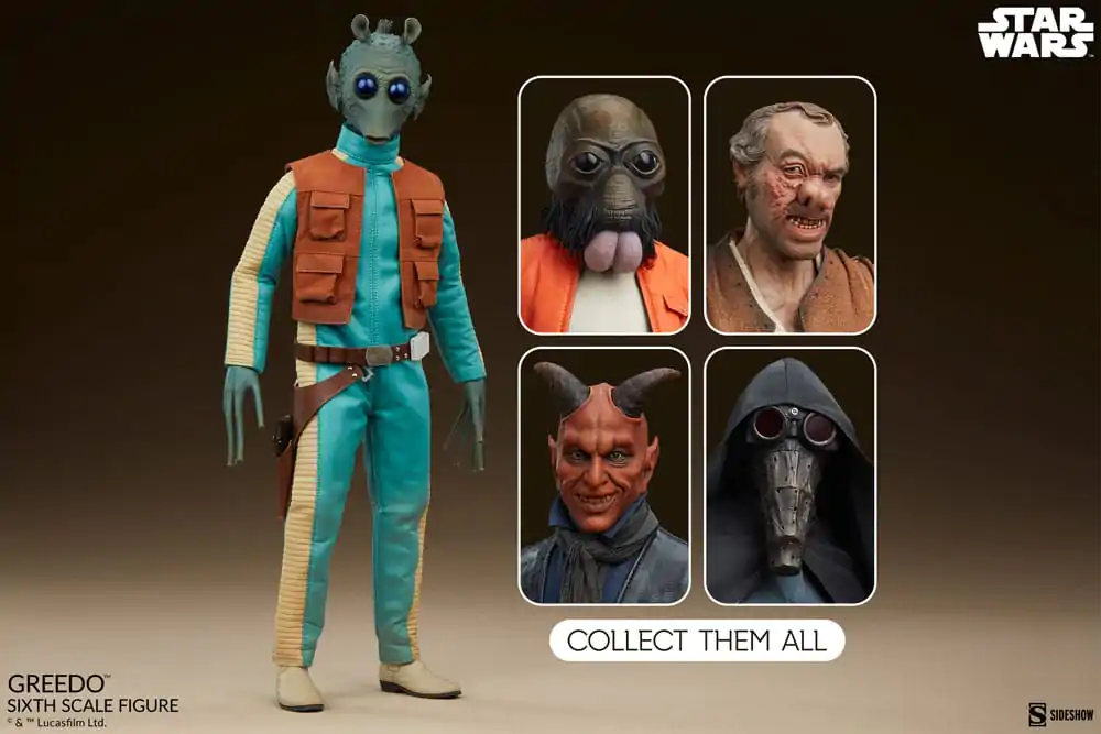 Star Wars Scum & Villainy Actionfigur 1/6 Greedo 30 cm termékfotó