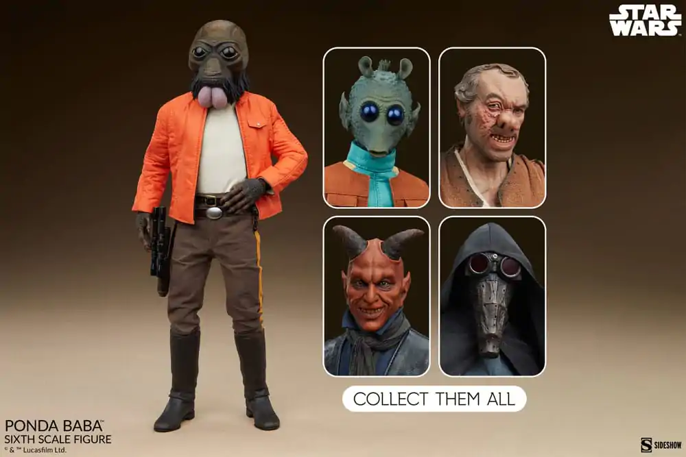 Star Wars Scum & Villainy Actionfigur 1/6 Ponda Baba 30 cm termékfotó