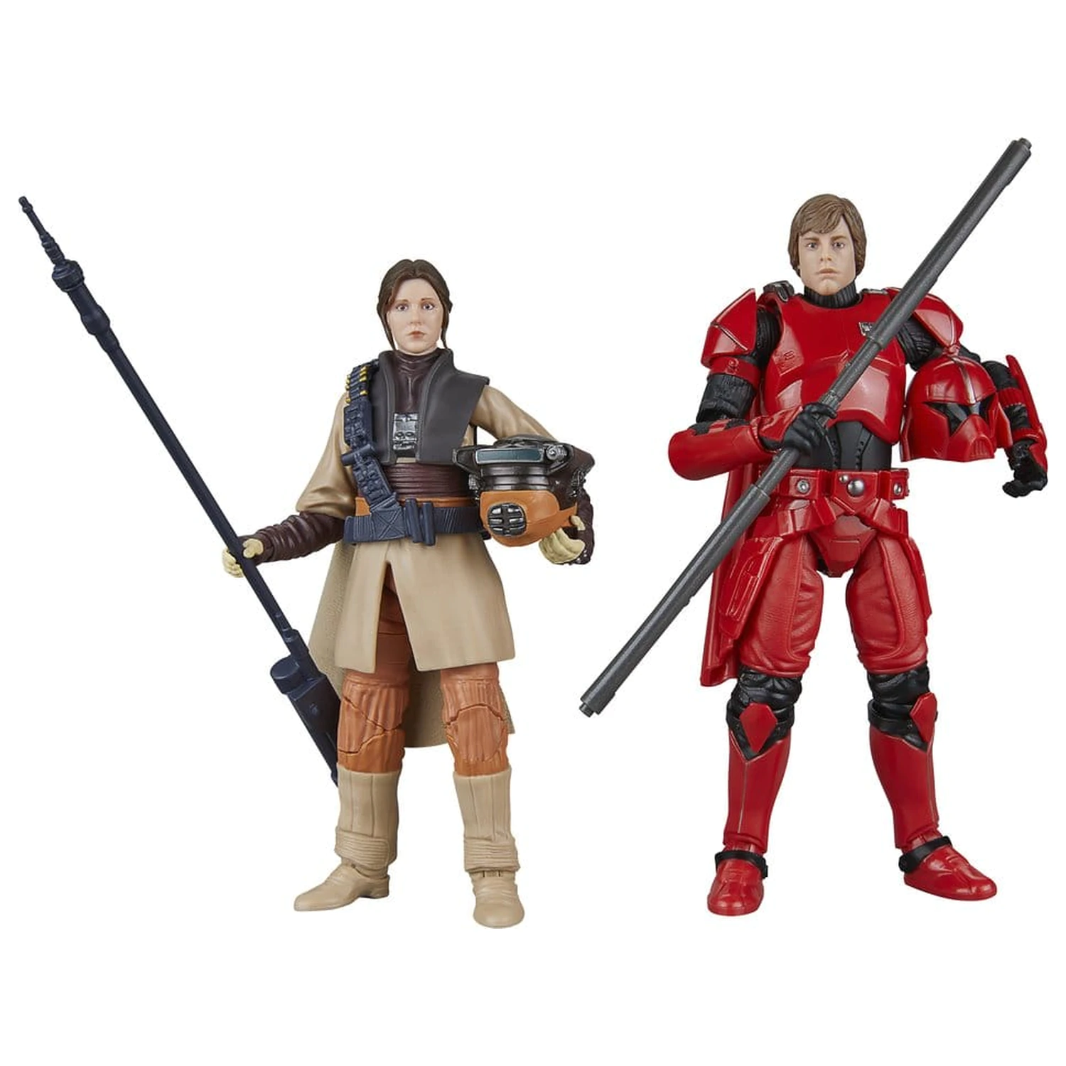 Star Wars: Shadows of the Empire Black Series Actionfiguren Luke Skywalker (Imperial Guard) & Princess Leia Organa (Boushh) 15 cm Produktfoto