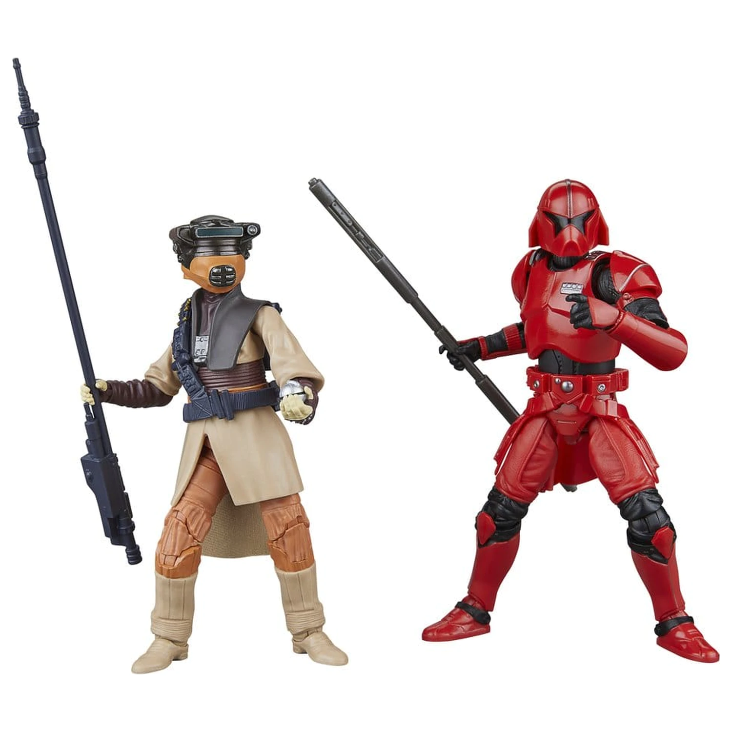 Star Wars: Shadows of the Empire Black Series Actionfiguren Luke Skywalker (Imperial Guard) & Princess Leia Organa (Boushh) 15 cm Produktfoto