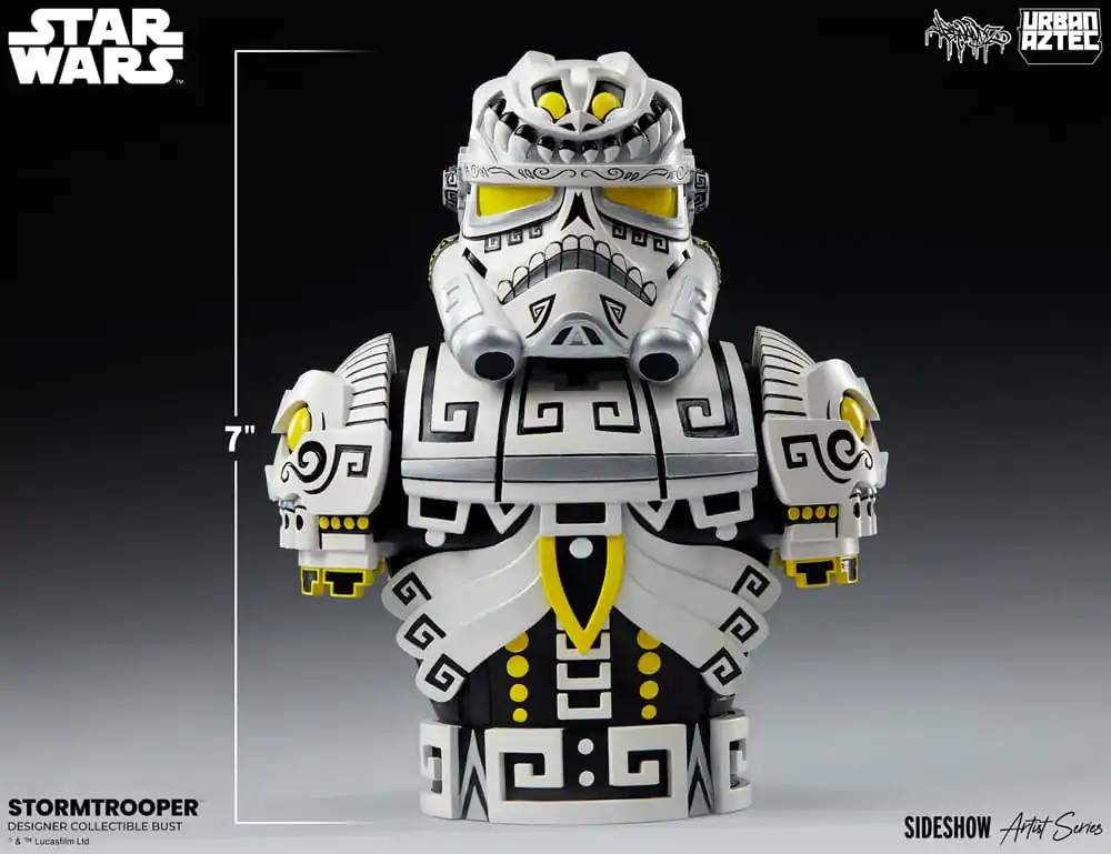 Star Wars Sideshow Artist Series Designer-Büste Stormtrooper by Jesse Hernandez 18 cm Produktfoto