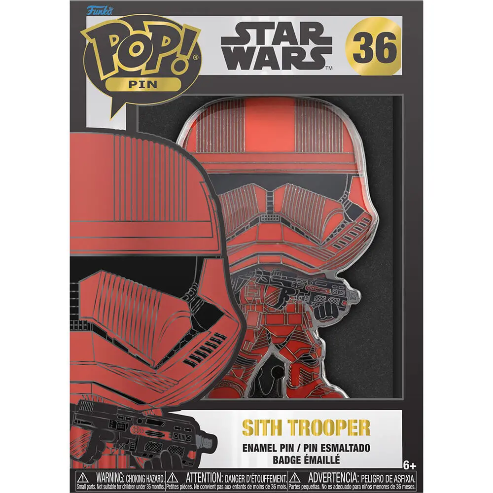 Star Wars POP! Pin Ansteck-Pin Sith Trooper 10 cm Produktfoto