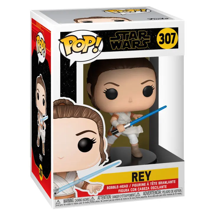 Star Wars Episode IX POP! Movies Vinyl Figur Rey 9 cm Produktfoto