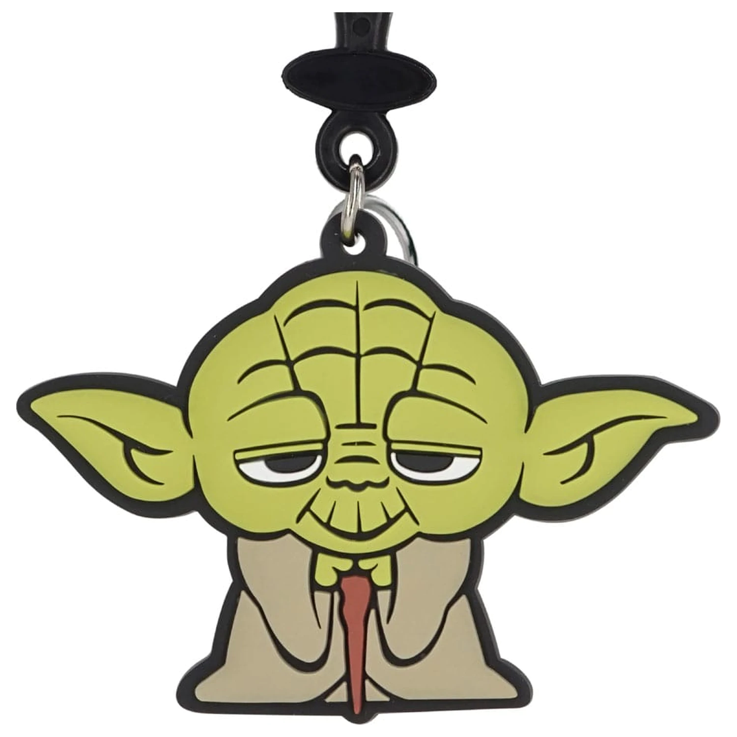 Star Wars Soft Touch PVC Taschen Clip Yoda Produktfoto