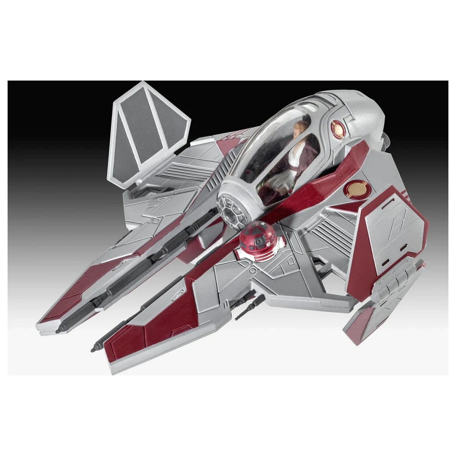 Star Wars Starter Kit Modellbausatz Obi-Wan's Starfighter 10 cm Produktfoto