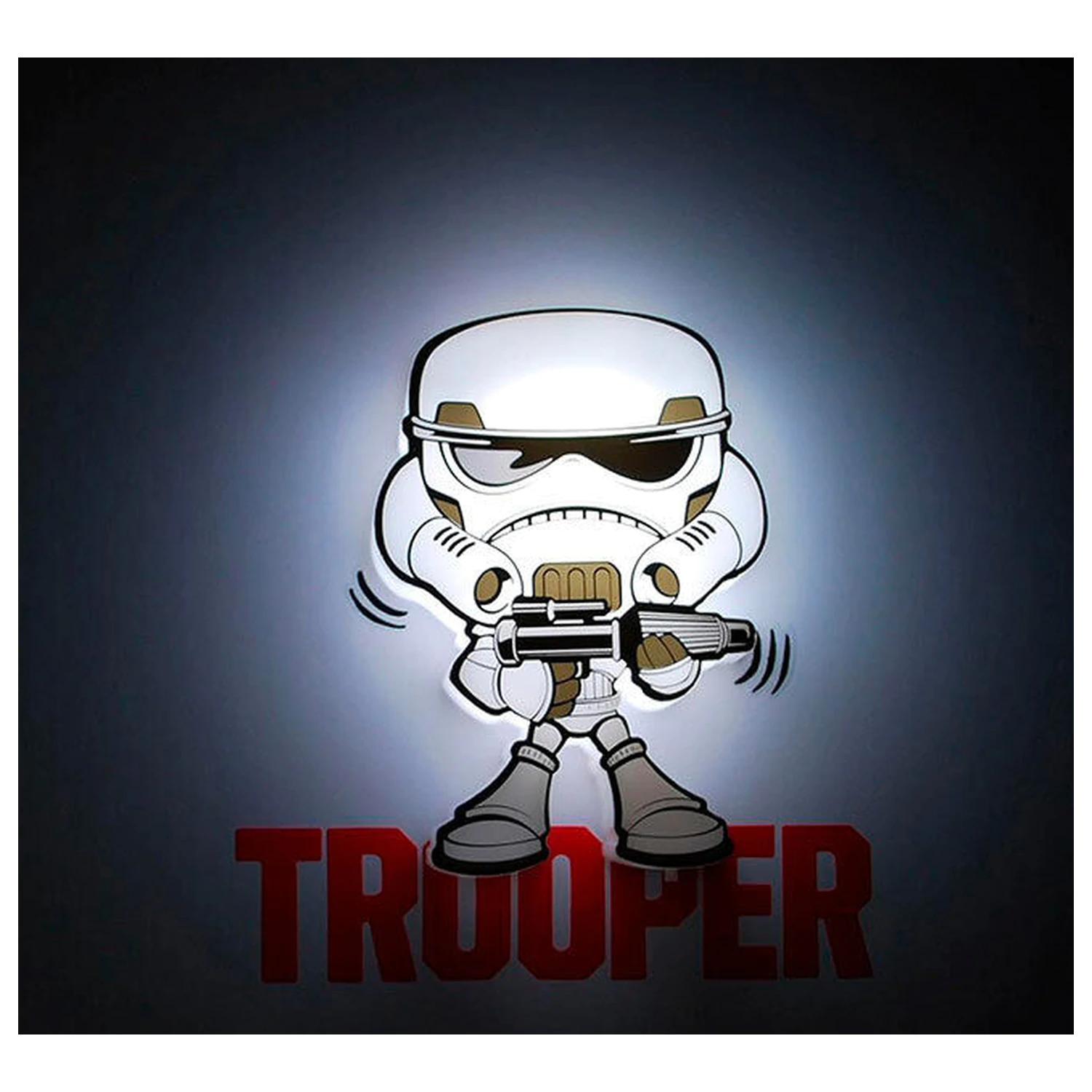 Star Wars Storm Trooper 3D Licht FX Mini Lampe Produktfoto