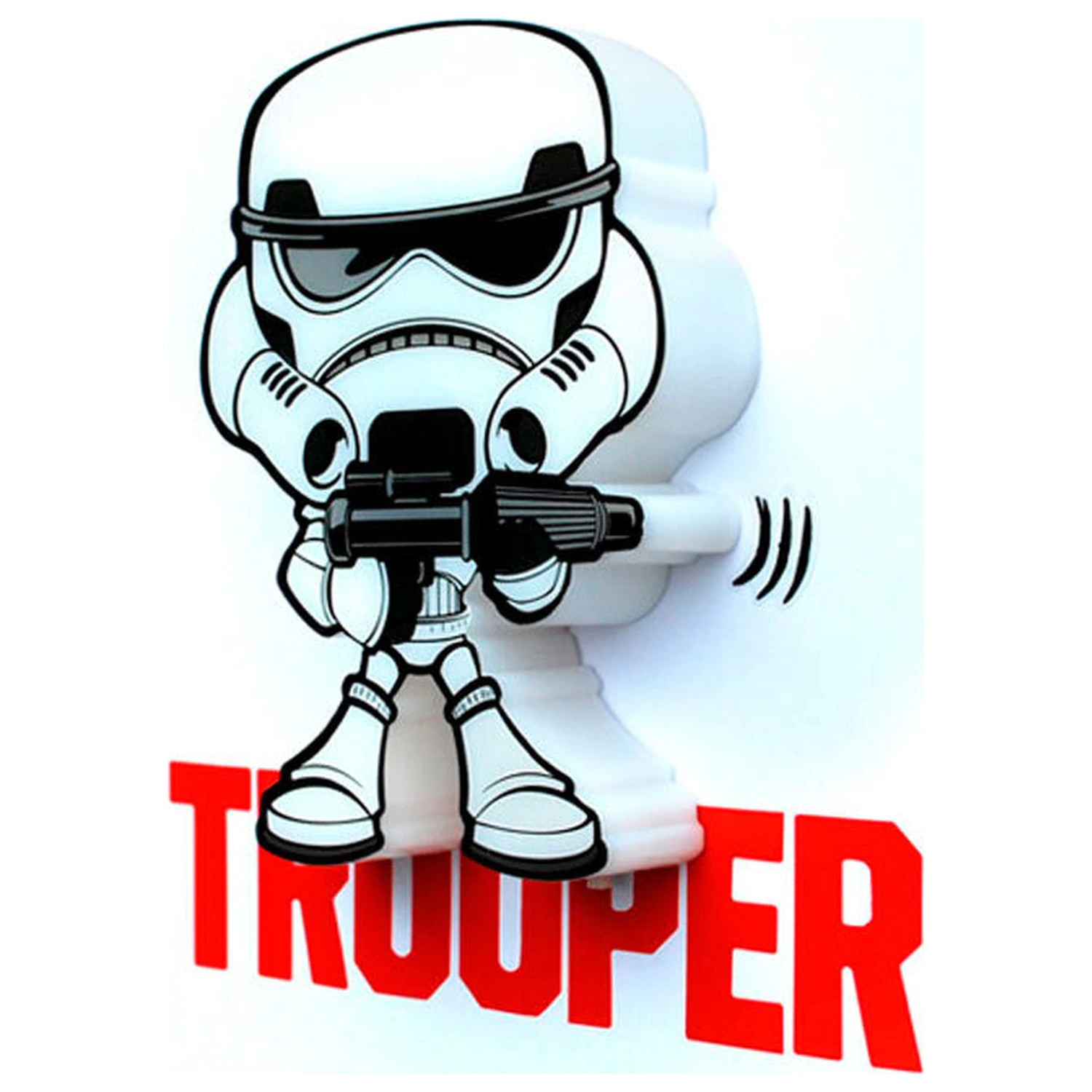 Star Wars Storm Trooper 3D Licht FX Mini Lampe Produktfoto