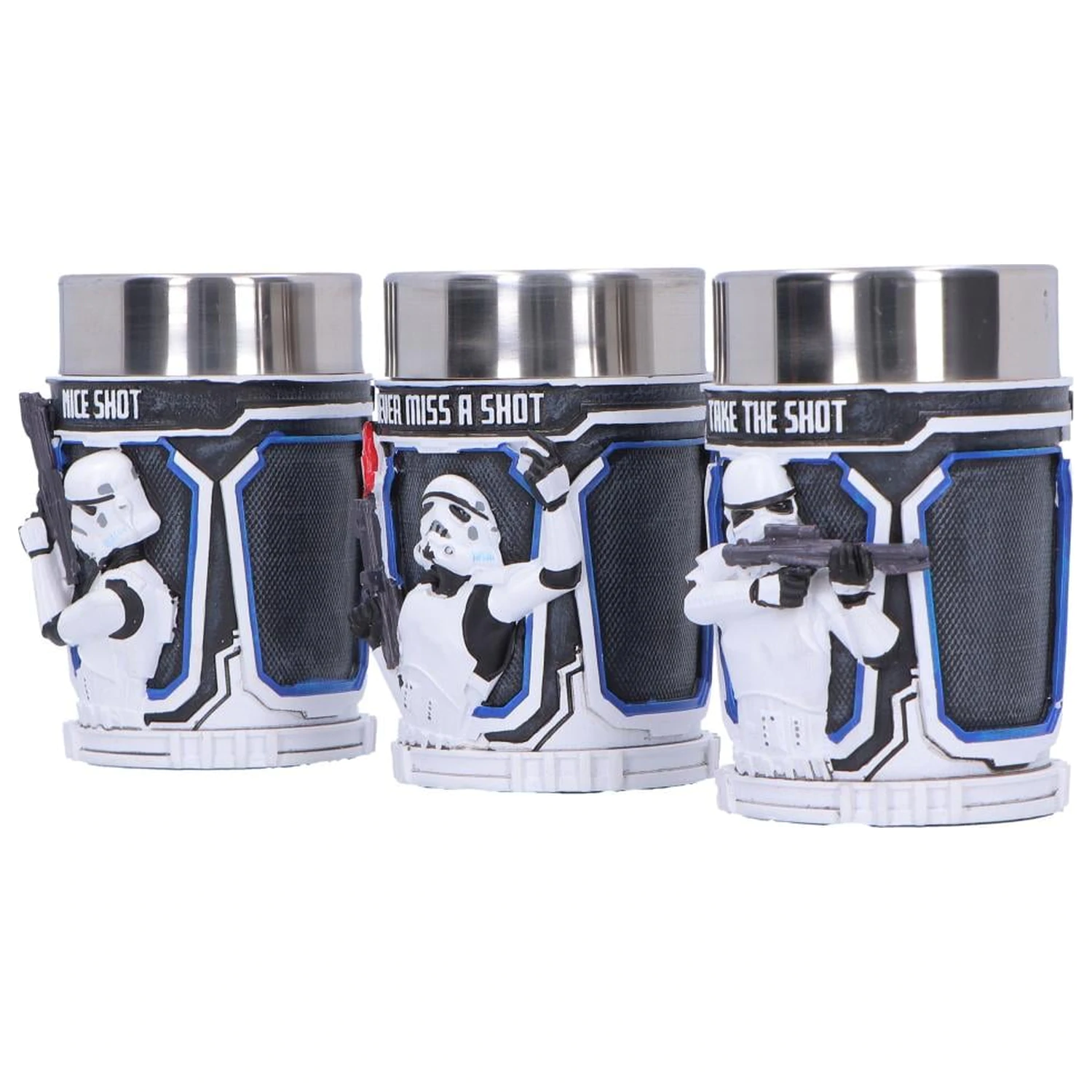Star Wars Stormtrooper Set aus 3 Schnapsgläsern Produktfoto