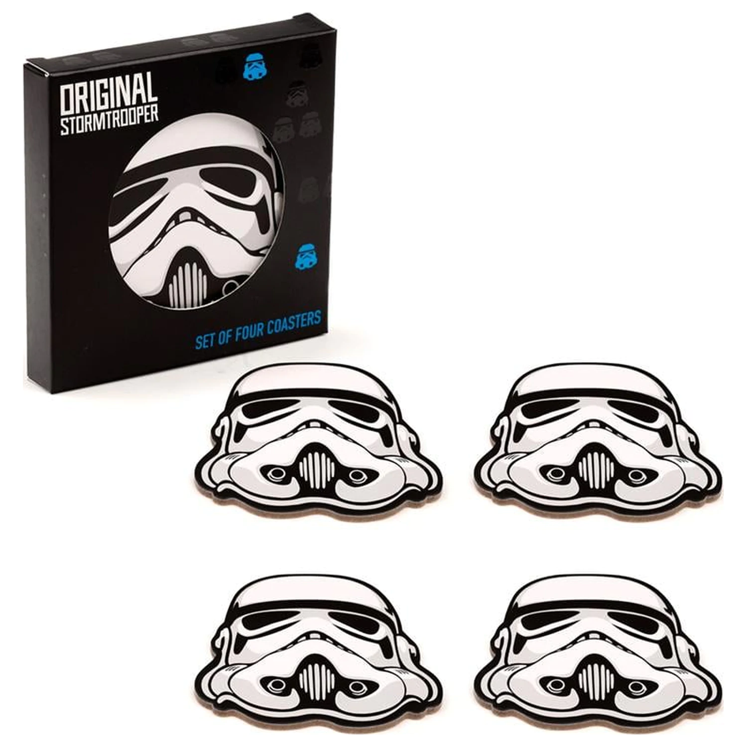Star Wars Stormtrooper 4er Set Untersetzer Produktfoto