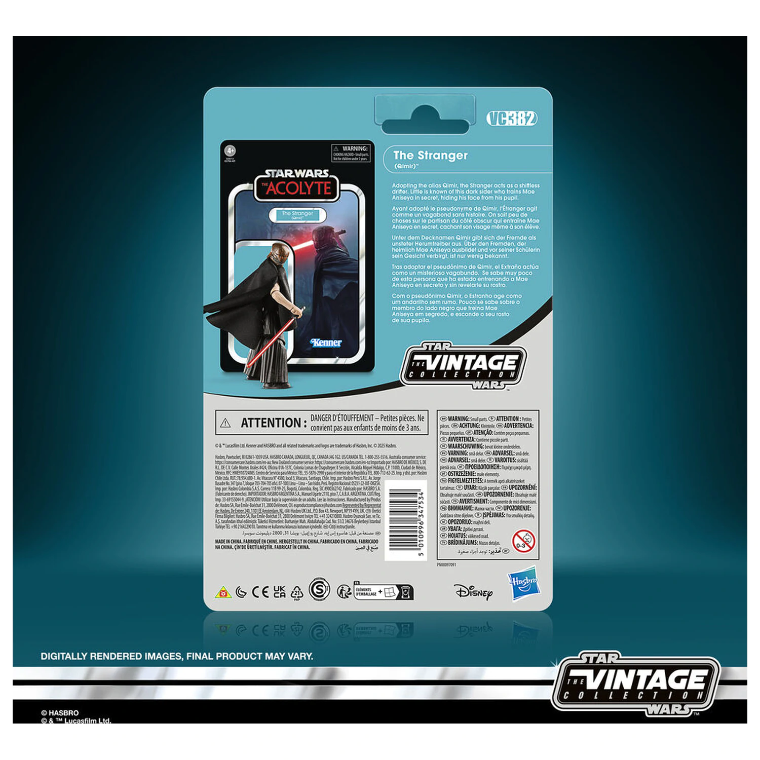 Star Wars The Acolyte The Stranger Qimir Figur 9,5 cm Produktfoto