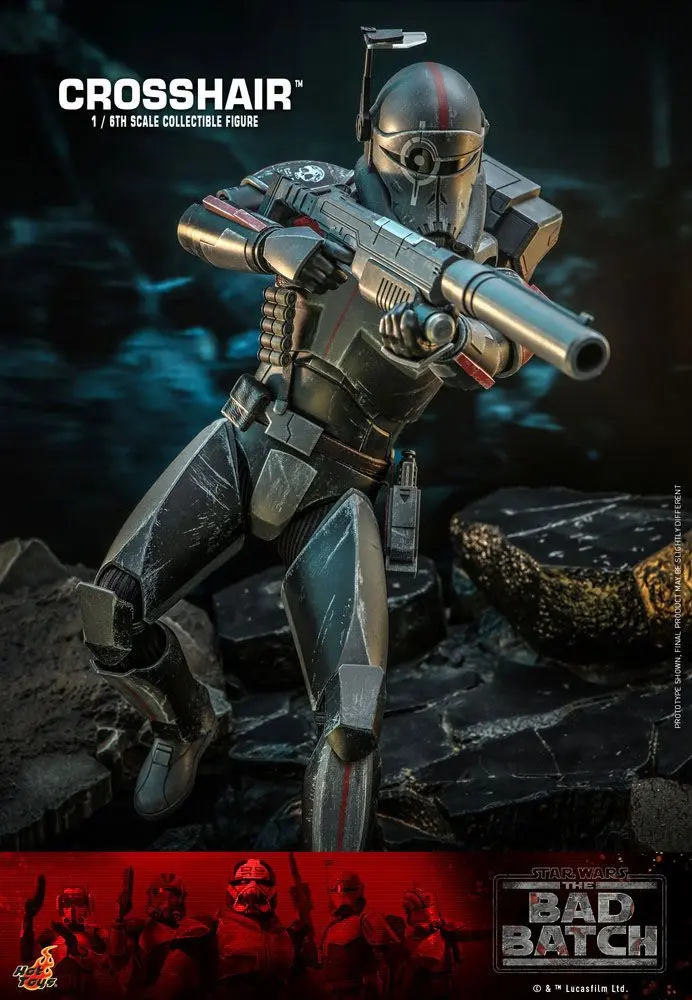 Star Wars: The Bad Batch Action Figur 1/6 Crosshair 30 cm Produktfoto