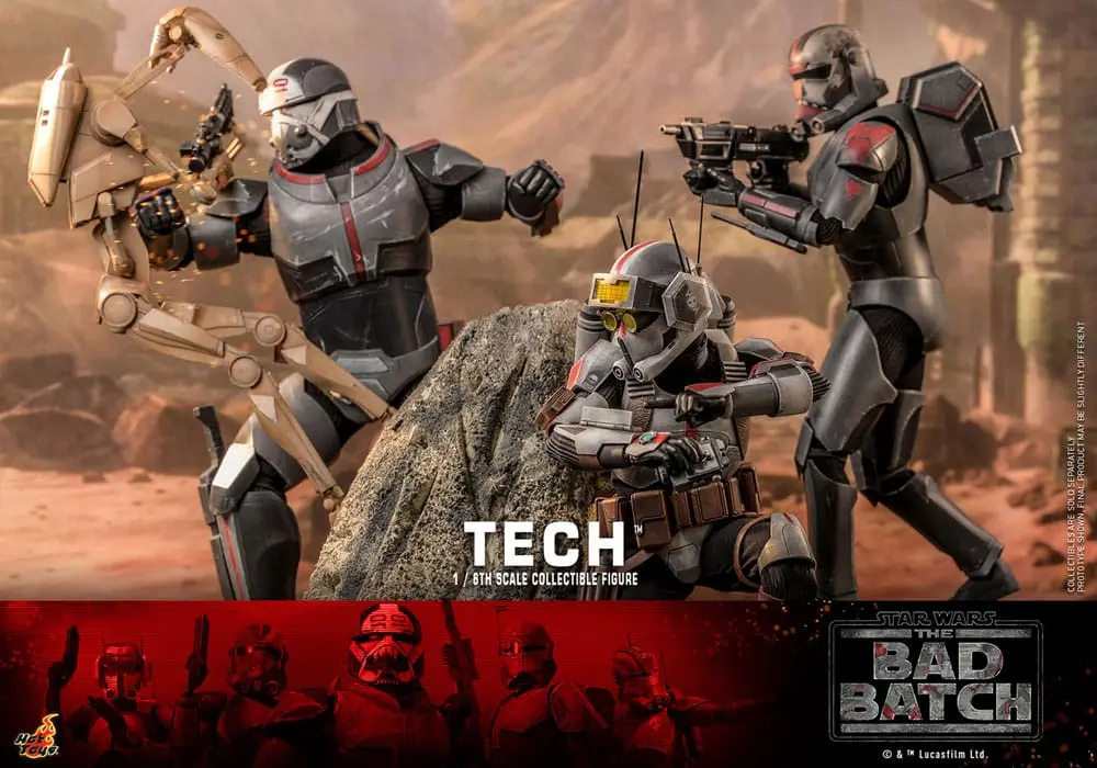 Star Wars: The Bad Batch Actionfigur 1/6 Tech 31 cm Produktfoto