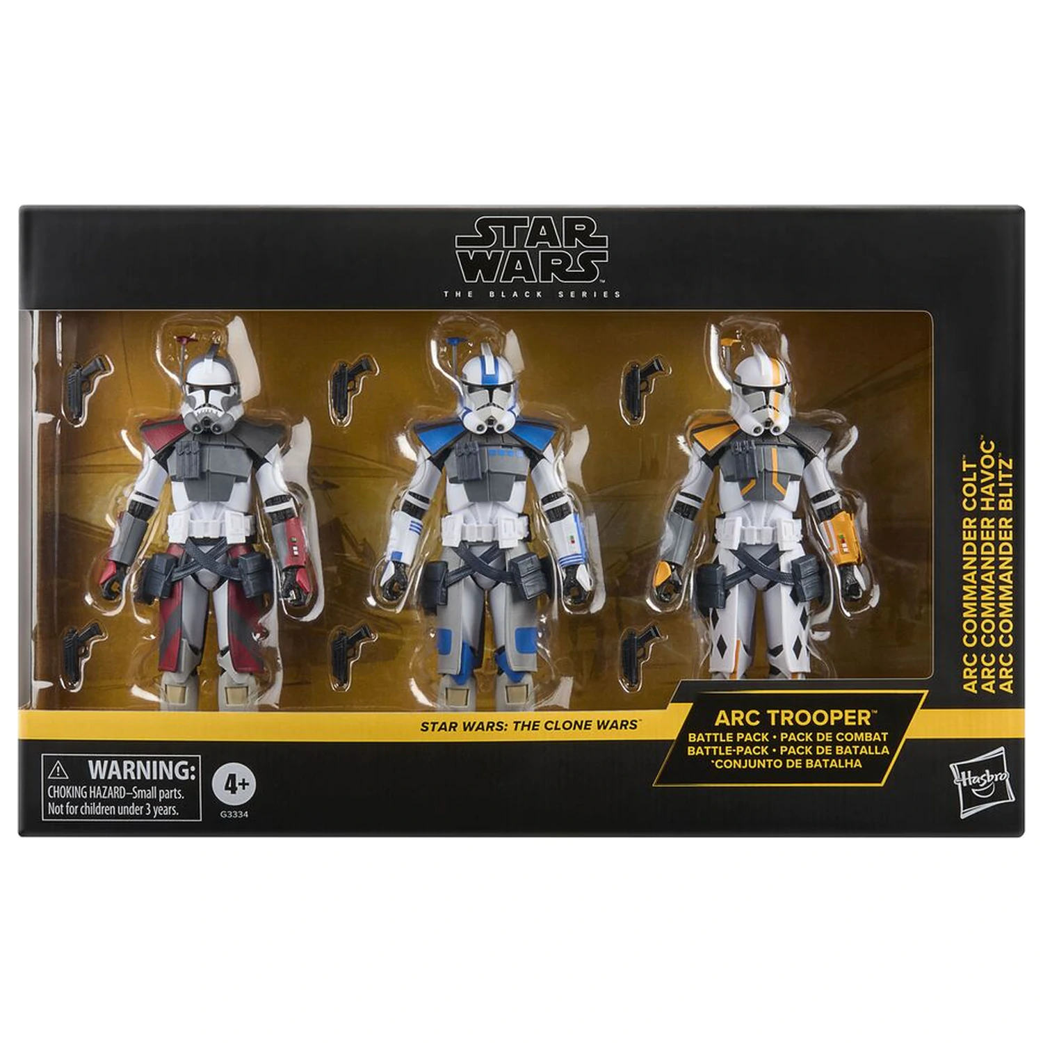 Star Wars The Black Series Star Wars The Clone Wars Set 3 Figuren 15cm Produktfoto