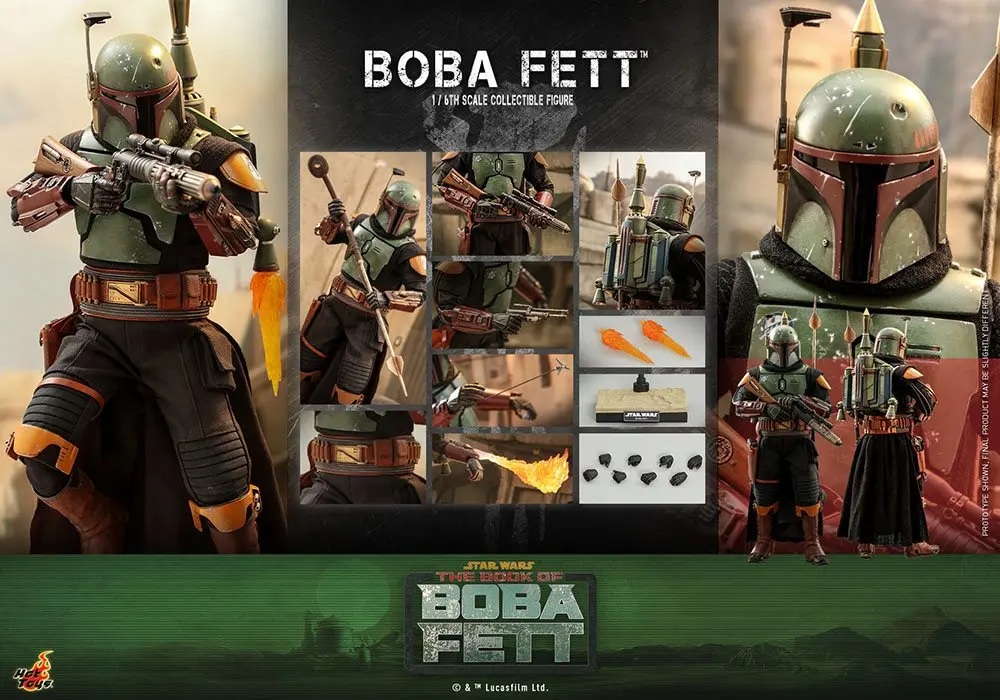Star Wars: The Book of Boba Fett Actionfigur 1/6 Boba Fett 30 cm Produktfoto