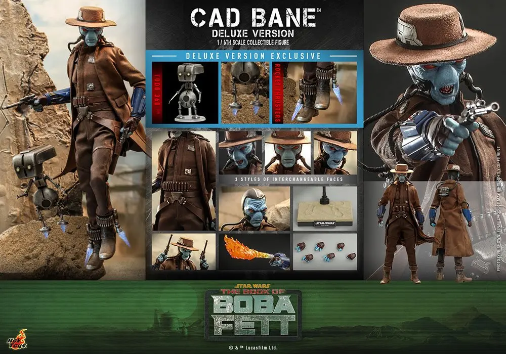 Star Wars: The Book of Boba Fett Actionfigur 1/6 Cad Bane (Deluxe Version) 34 cm Produktfoto
