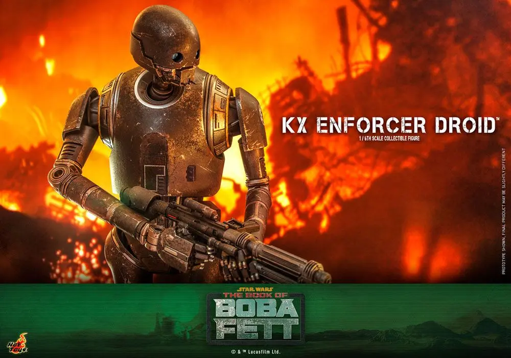 Star Wars: The Book of Boba Fett Action Figur 1/6 KX Enforcer Droid 36 cm termékfotó