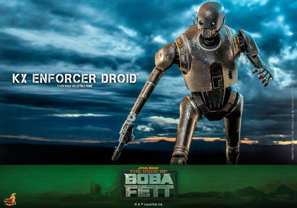 Star Wars: The Book of Boba Fett Action Figur 1/6 KX Enforcer Droid 36 cm termékfotó