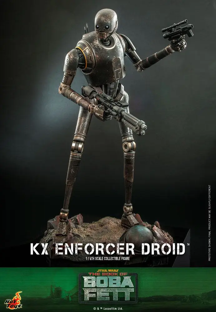 Star Wars: The Book of Boba Fett Action Figur 1/6 KX Enforcer Droid 36 cm termékfotó