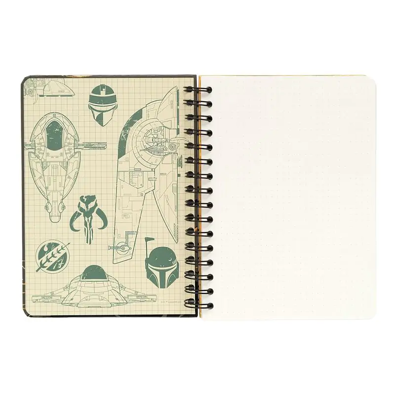 Star Wars The Book of Boba Fett A5 Notizbuch Produktfoto