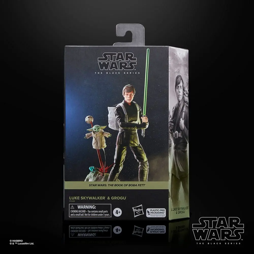 Star Wars: The Book of Boba Fett Black Series Actionfiguren 2er-Pack Luke Skywalker & Grogu 15 cm termékfotó