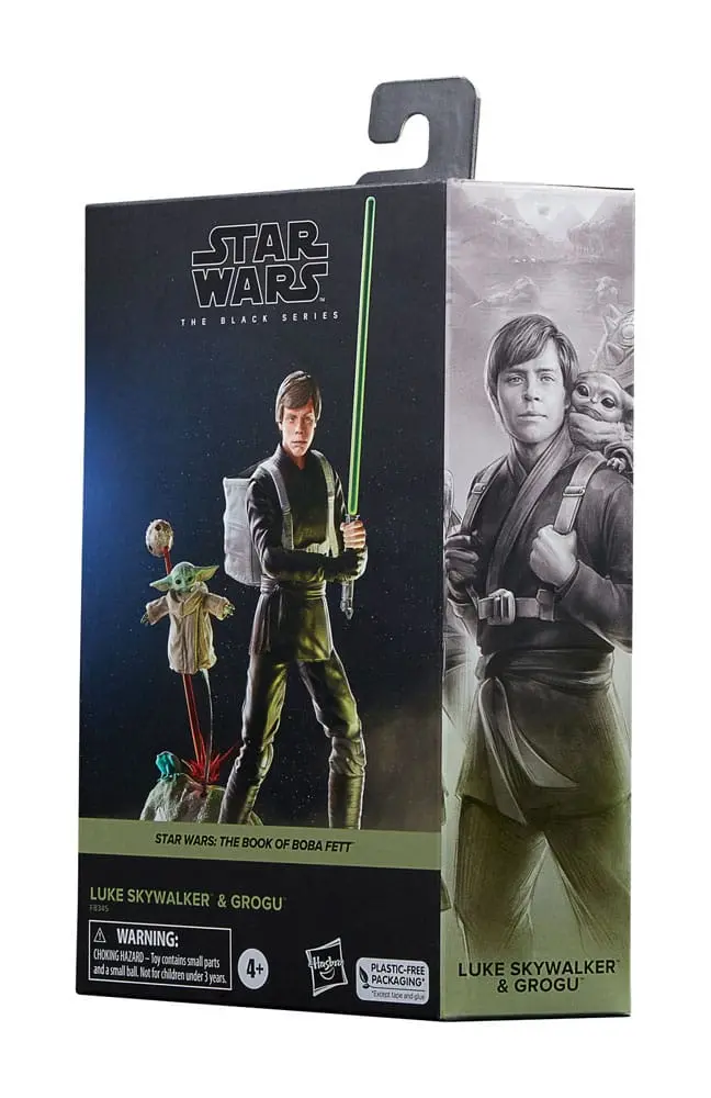 Star Wars: The Book of Boba Fett Black Series Actionfiguren 2er-Pack Luke Skywalker & Grogu 15 cm termékfotó