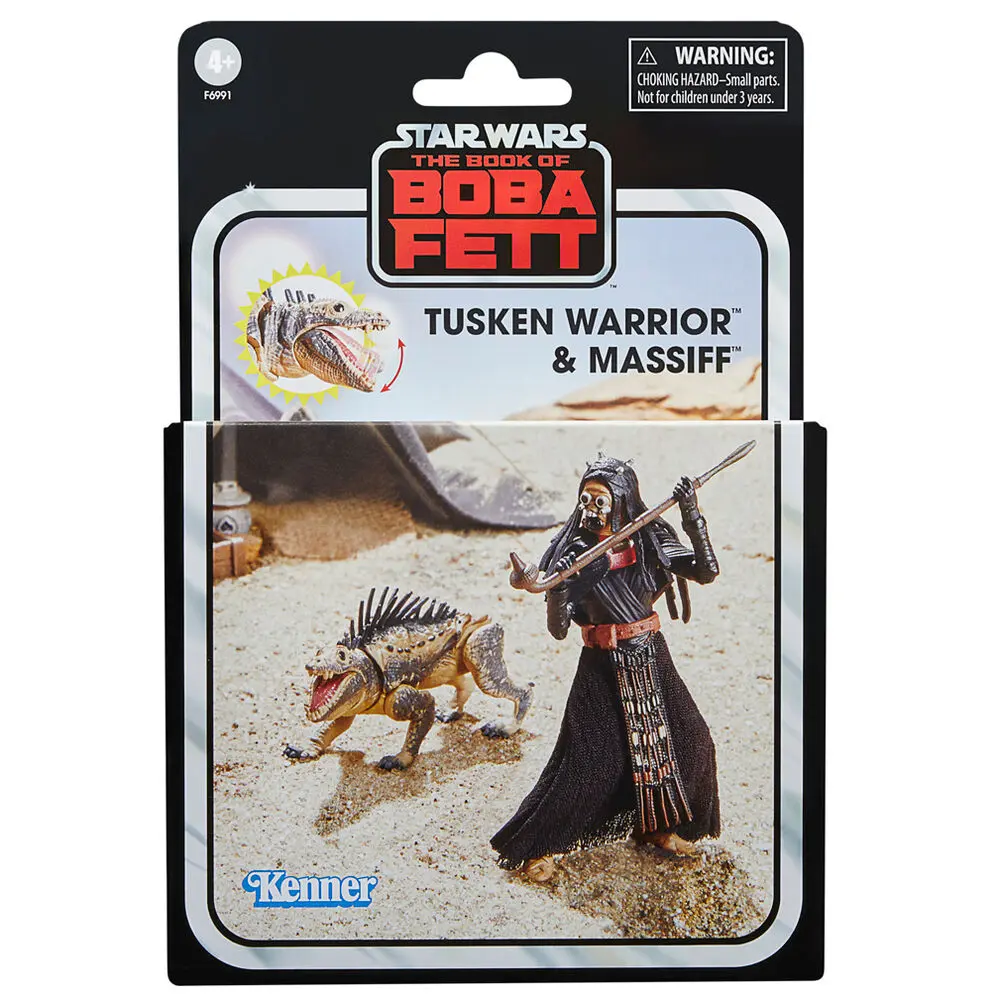 Star Wars: The Book of Boba Fett Vintage Collection Actionfiguren Tusken Warrior & Massiff 10 cm termékfotó