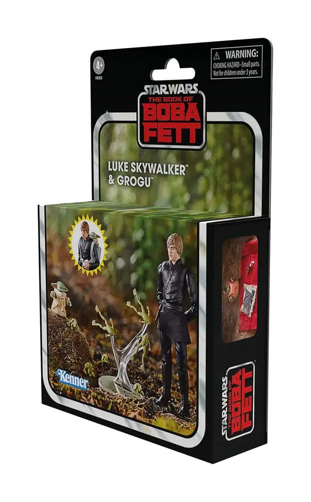 Star Wars: The Book of Boba Fett Vintage Collection Actionfiguren Luke Skywalker & Grogu 10 cm termékfotó