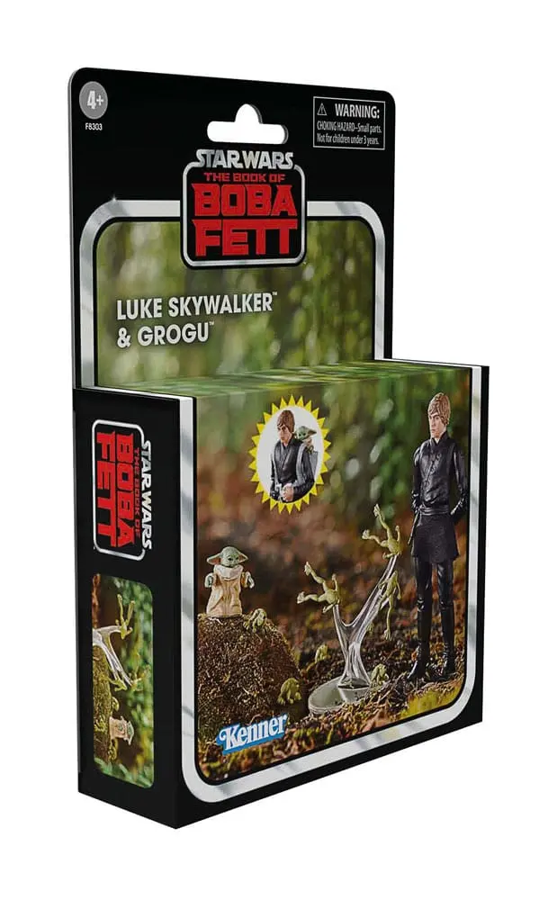 Star Wars: The Book of Boba Fett Vintage Collection Actionfiguren Luke Skywalker & Grogu 10 cm termékfotó