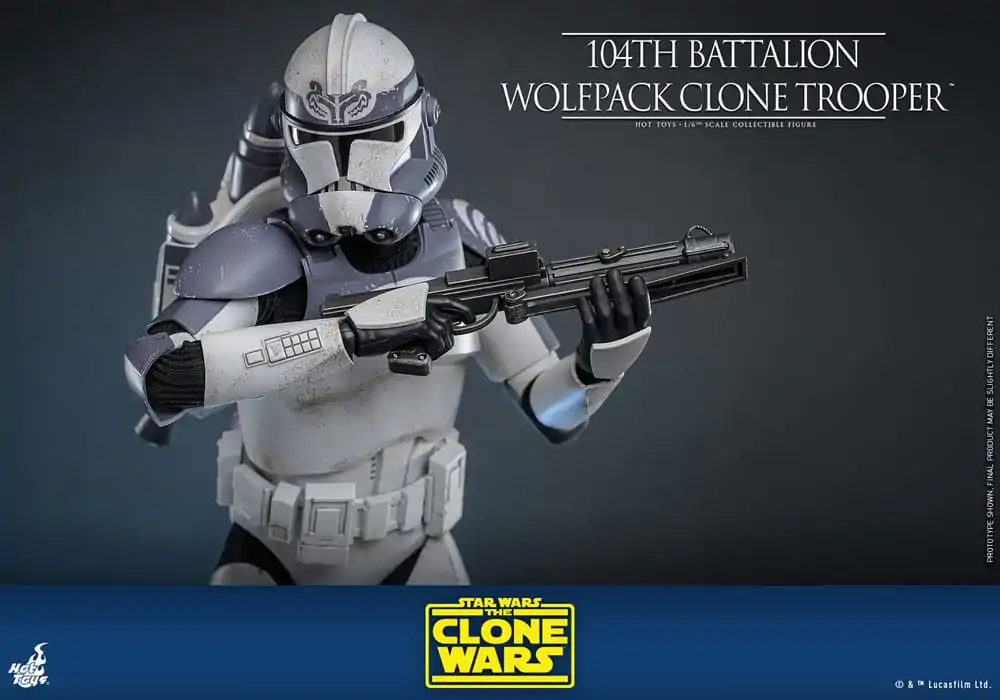 Star Wars The Clone Wars Actionfigur 1/6 104th Battalion Wolfpack Clone Trooper 30 cm Produktfoto