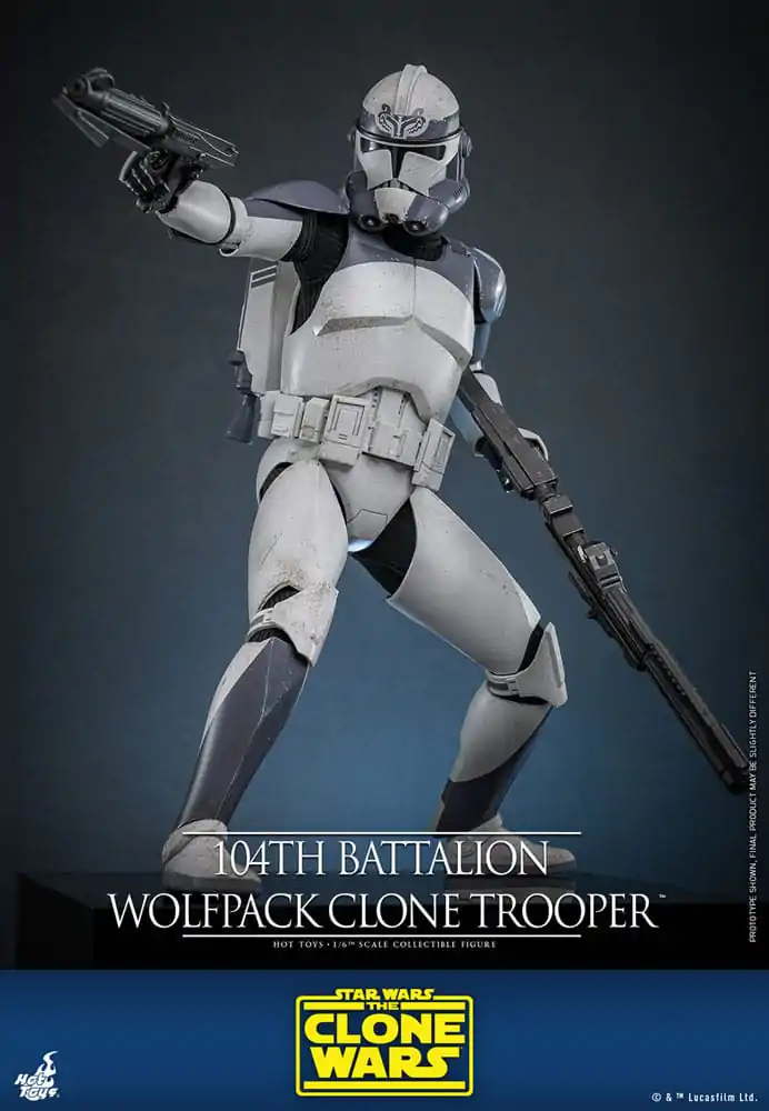 Star Wars The Clone Wars Actionfigur 1/6 104th Battalion Wolfpack Clone Trooper 30 cm Produktfoto