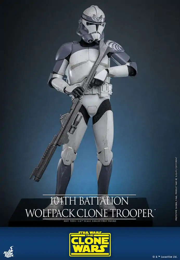 Star Wars The Clone Wars Actionfigur 1/6 104th Battalion Wolfpack Clone Trooper 30 cm Produktfoto