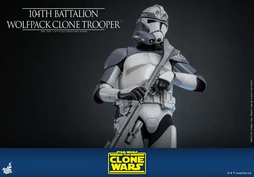 Star Wars The Clone Wars Actionfigur 1/6 104th Battalion Wolfpack Clone Trooper 30 cm Produktfoto