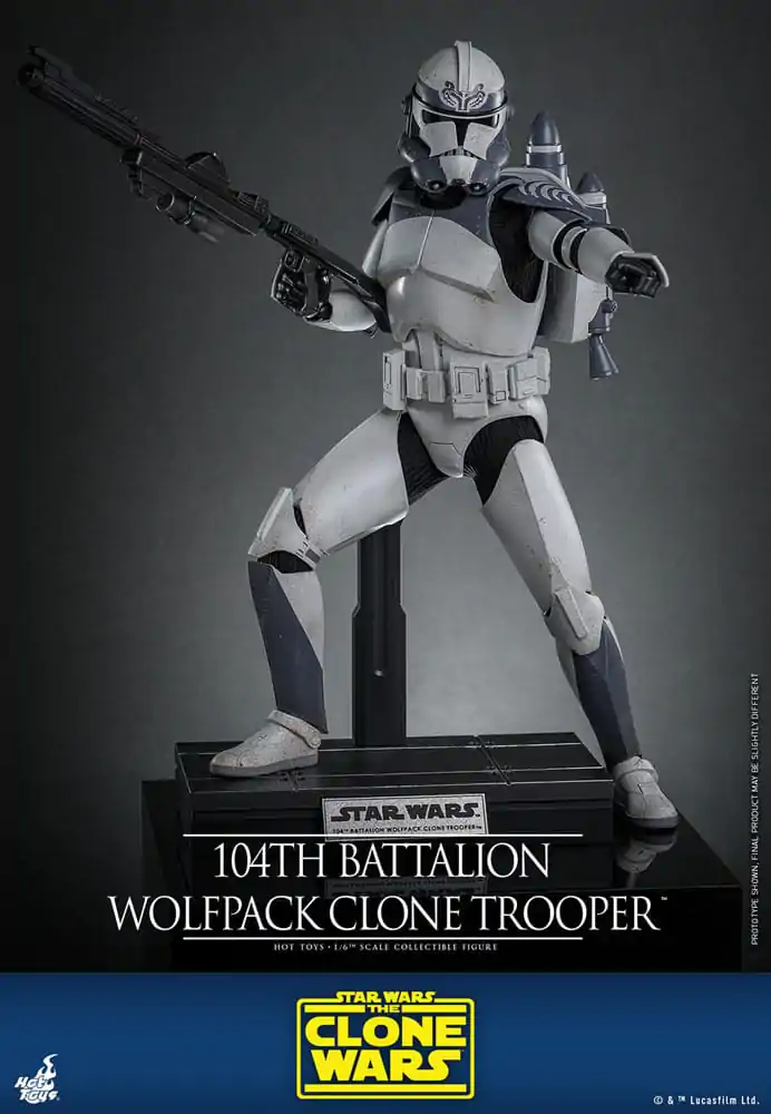 Star Wars The Clone Wars Actionfigur 1/6 104th Battalion Wolfpack Clone Trooper 30 cm Produktfoto