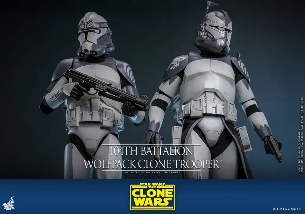 Star Wars The Clone Wars Actionfigur 1/6 104th Battalion Wolfpack Clone Trooper 30 cm Produktfoto