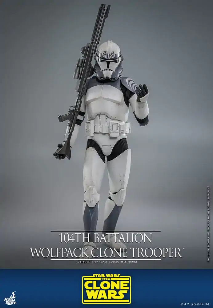 Star Wars The Clone Wars Actionfigur 1/6 104th Battalion Wolfpack Clone Trooper 30 cm Produktfoto