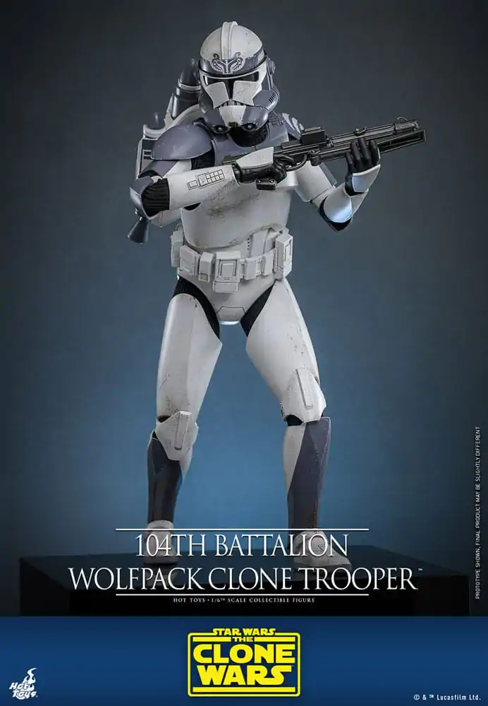 Star Wars The Clone Wars Actionfigur 1/6 104th Battalion Wolfpack Clone Trooper 30 cm Produktfoto