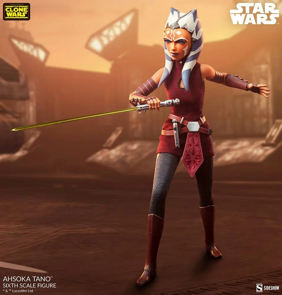 Star Wars The Clone Wars Action Figur 1/6 Ahsoka Tano 27 cm termékfotó