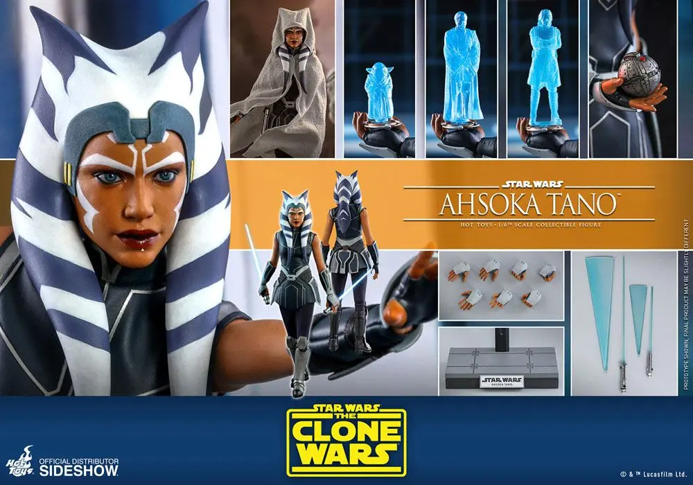 Star Wars The Clone Wars Actionfigur 1/6 Ahsoka Tano 29 cm Produktfoto