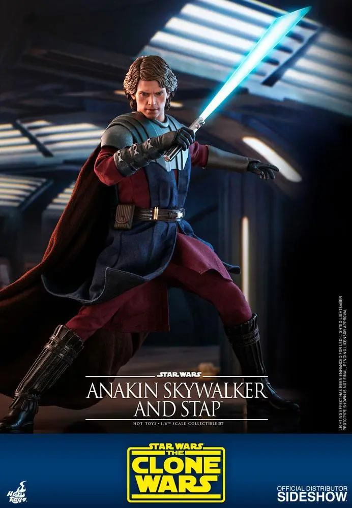 Star Wars The Clone Wars Actionfigur 1/6 Anakin Skywalker & STAP 31 cm Produktfoto