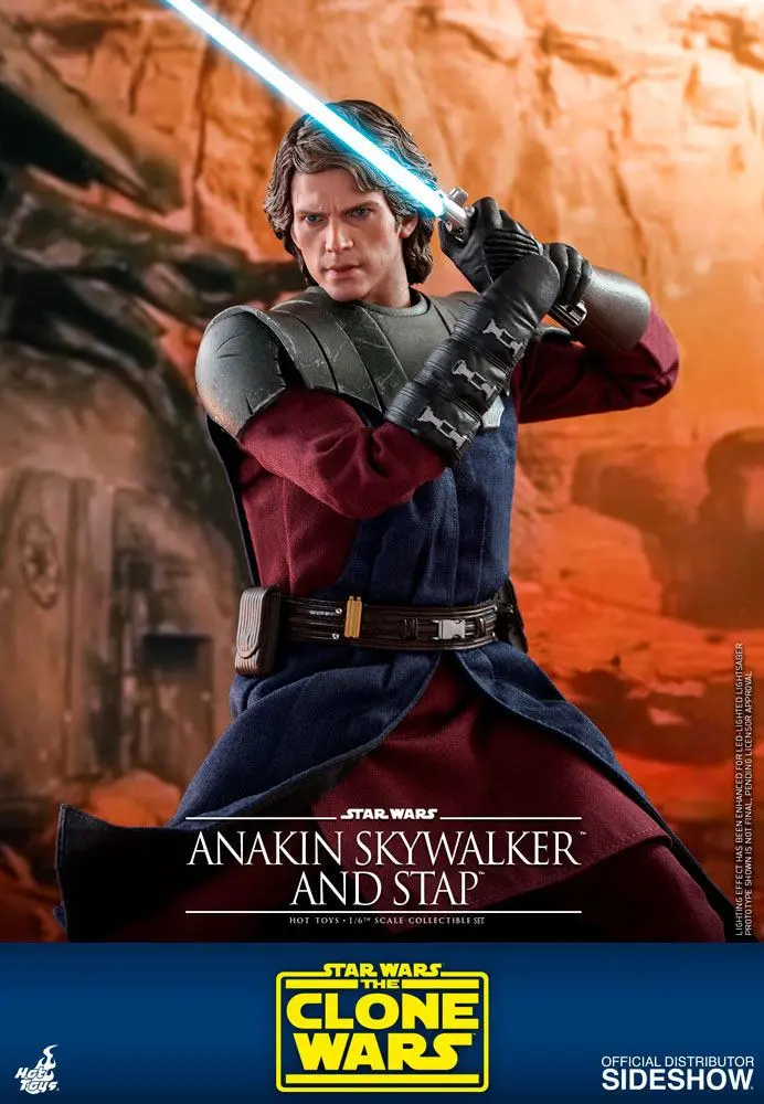 Star Wars The Clone Wars Actionfigur 1/6 Anakin Skywalker & STAP 31 cm Produktfoto