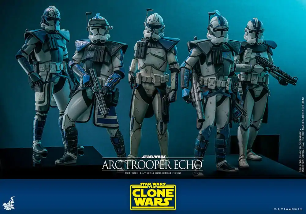 Star Wars: The Clone Wars Actionfigur 1/6 Arc Trooper Echo 30 cm Produktfoto