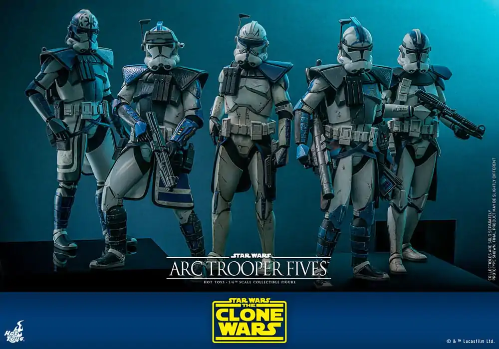 Star Wars: The Clone Wars Actionfigur 1/6 Arc Trooper Fives 30 cm Produktfoto