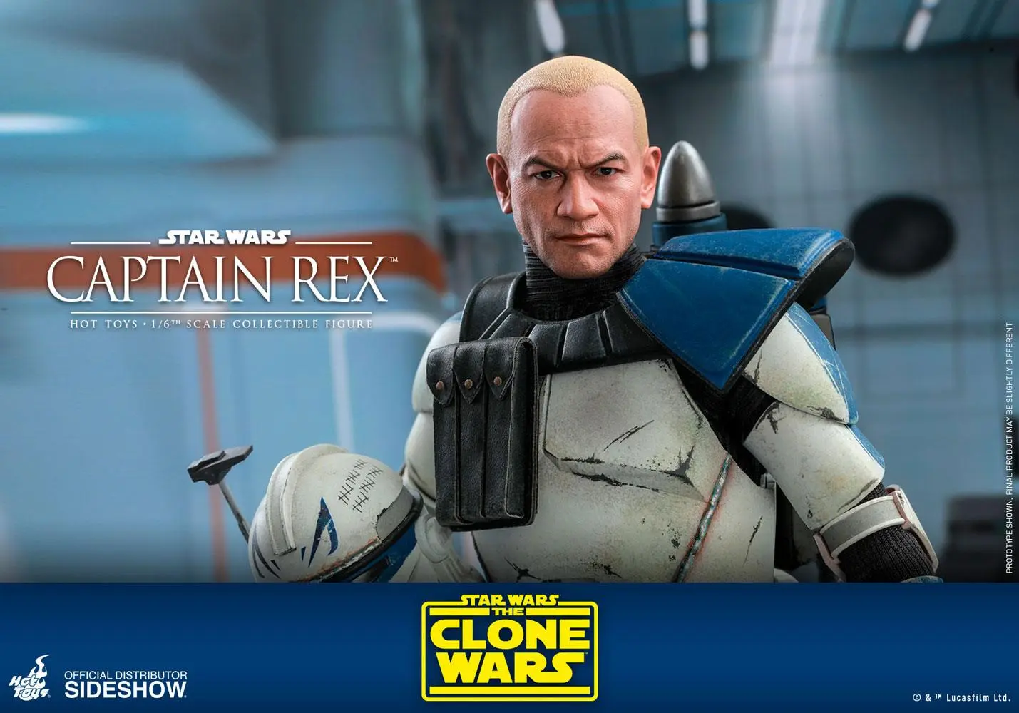 Star Wars The Clone Wars Actionfigur 1/6 Captain Rex 30 cm Produktfoto
